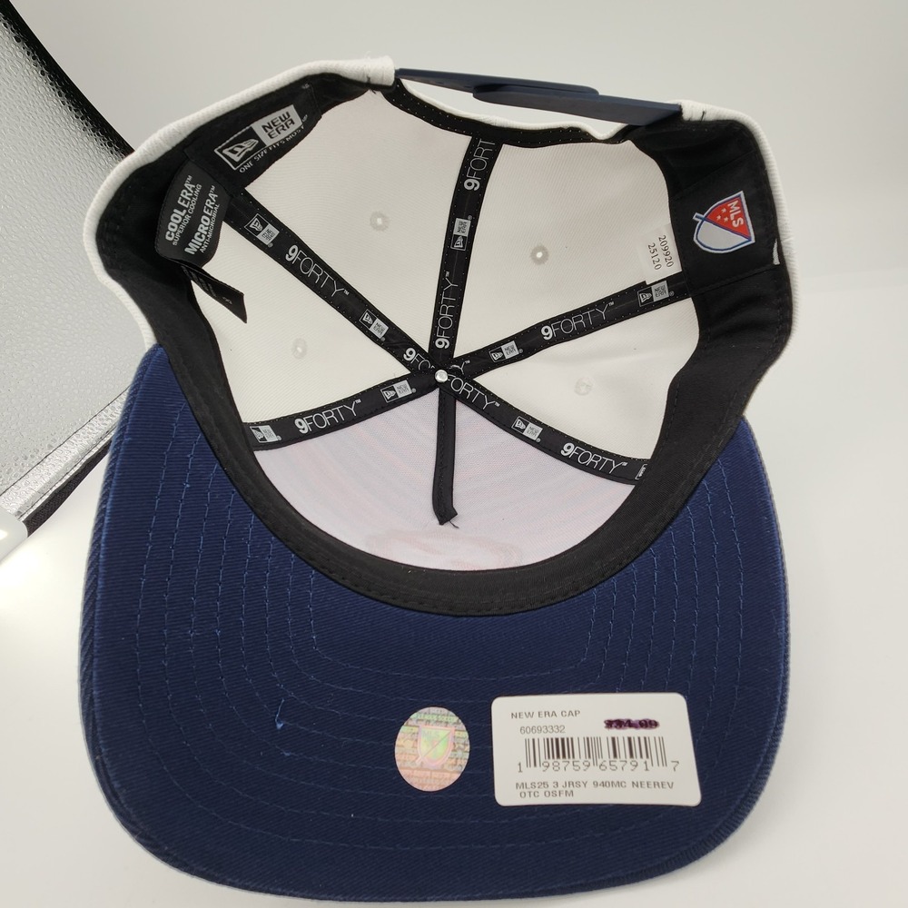 New England Revolution Hat‎ New Era Jersey Hook Third 9Forty A-Frame Soccer NEW View 6